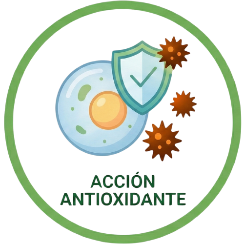 Acción antioxidante